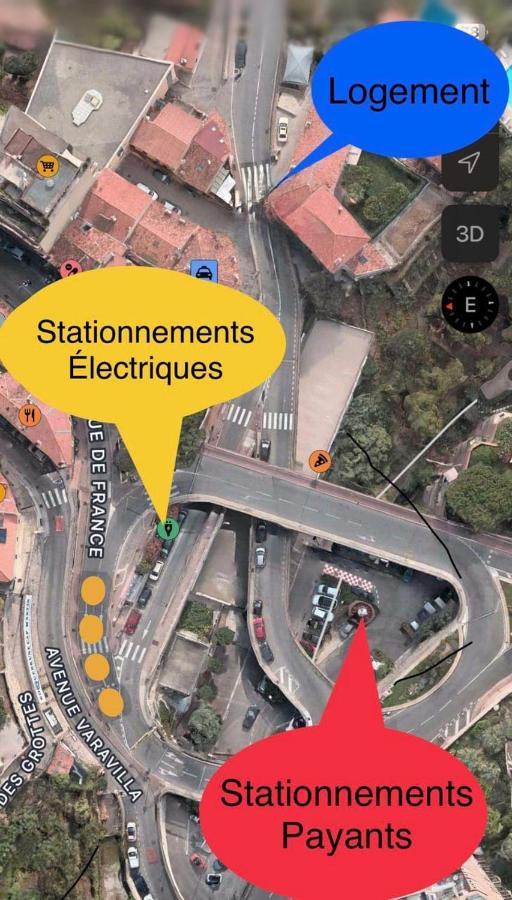 2 Pieces Behappy Next Monaco Lägenhet Roquebrune-Cap-Martin Exteriör bild